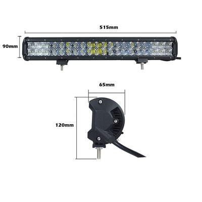 20inch Osram LED Light Bar 5D 126w Sopt Flood Combo Beam Work Driving Lamp 4wd - Payday Deals