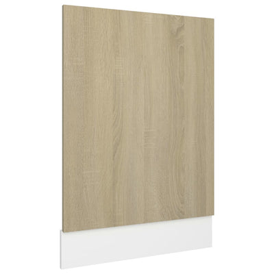 Dishwasher Panel Sonoma Oak 45x3x67 cm Chipboard