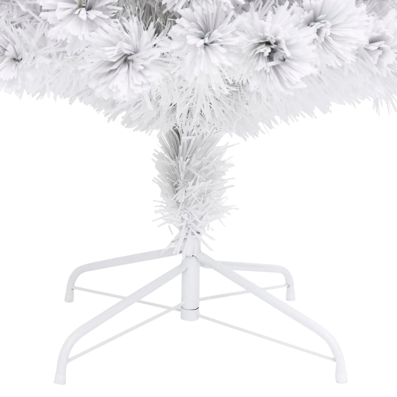 Artificial Christmas Tree with LED White 180 cm Fibre Optic