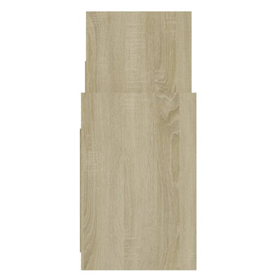 Side Cabinet Sonoma Oak 60x26x60 cm Chipboard - Payday Deals