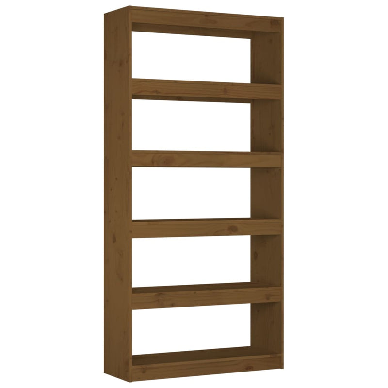Book Cabinet/Room Divider Honey Brown 80x30x167.4 cm Wood Pine