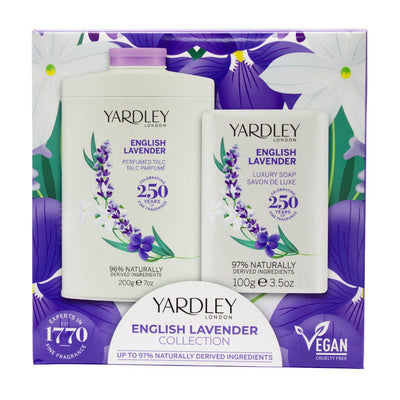 Yardley English Lavender Collection Talc & Soap Gift Pack Set