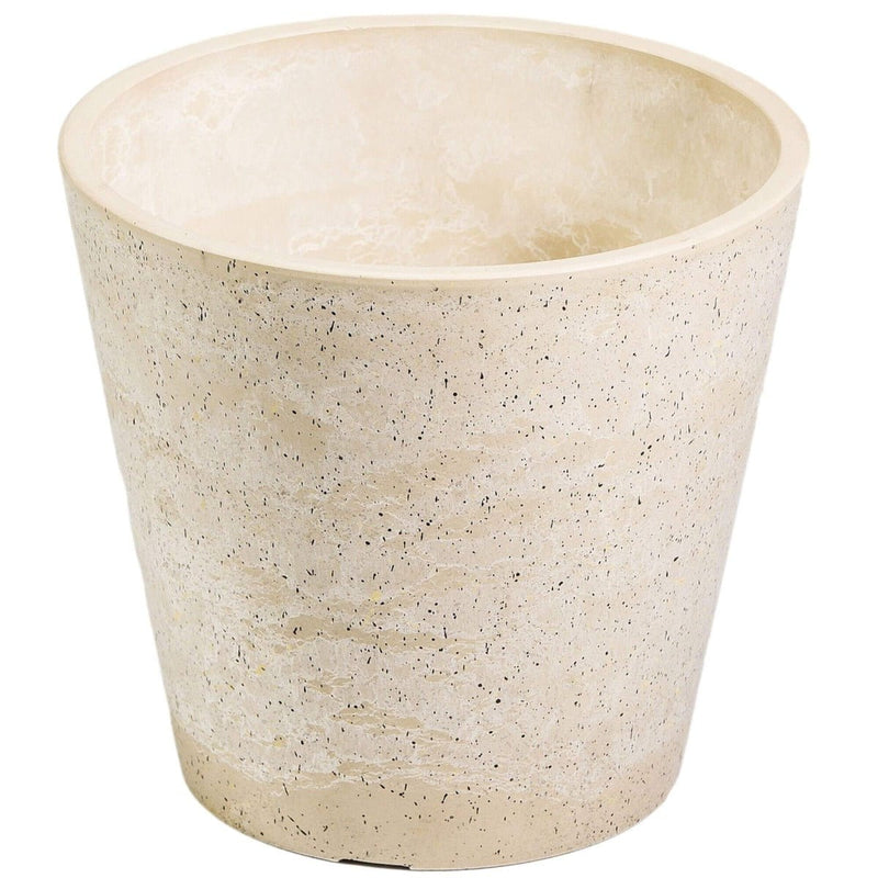 Imitation Stone (White / Cream) Pot 20cm - Payday Deals
