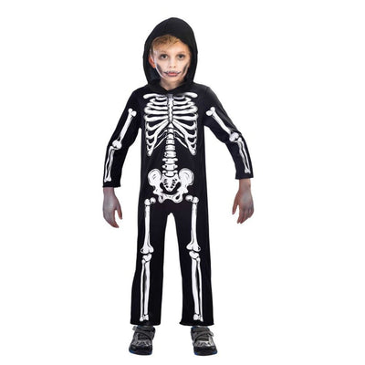 Halloween Skeleton Jumpsuit Costume 3-4 Years