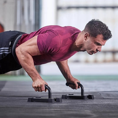 Adidas Premium Push Up Bars Grips Non Slip Handles Gym Training Fitness Foam