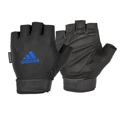 Adidas Adjustable Essential Gloves Weight Lifting Gym Workout Training Small
