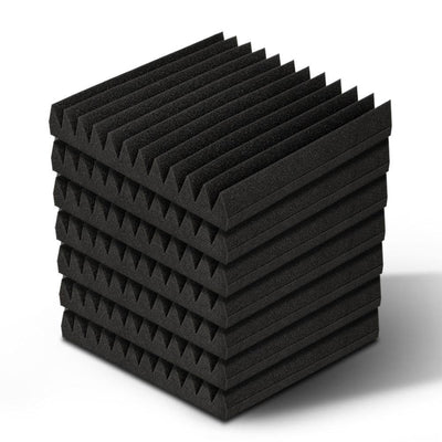 Alpha 20pcs Acoustic Foam Panels Tiles Studio Sound Absorbtion Wedge 30X30CM - Payday Deals