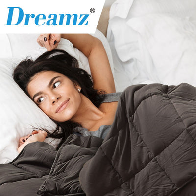 DreamZ Weighted Blanket Heavy Gravity Deep Relax 5KG Adult Double Mink - Payday Deals