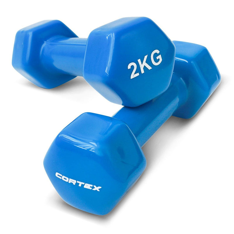 CORTEX 1kg to 3kg 3-Pair Dumbbell Set with Stand
