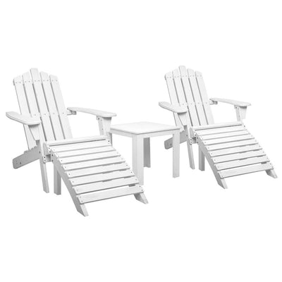 Gardeon Outdoor Sun Lounge Beach Chairs Table Setting Wooden Adirondack Patio Chair - Payday Deals