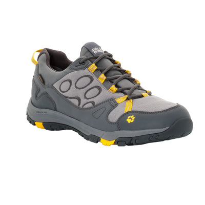 Jack Wolfskin Men's Waterproof Activate Texapore Low Hiking Shoes - Burly Yellow