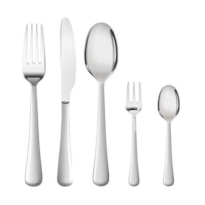 Cutlery Set Stainless Steel Knife Fork Spoon Kitchen Tableware Set Silver 120PCS