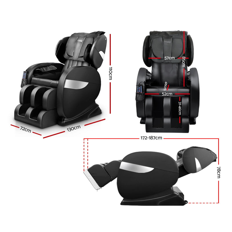 Livemor Electric Massage Chair - Black - Payday Deals