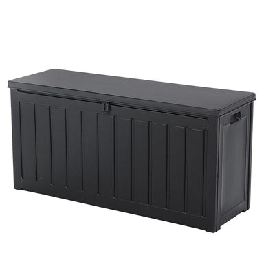 Gardeon 240L Outdoor Storage Box Lockable Bench Seat Garden Deck Toy Tool Sheds - Payday Deals