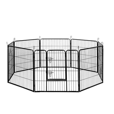i.Pet 8 Panel Pet Dog Playpen Puppy Exercise Cage Enclosure Fence Play Pen 80x80cm - Payday Deals