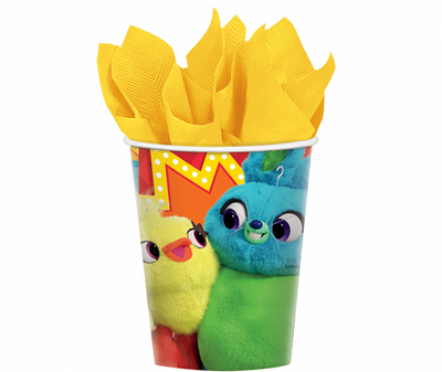 Toy Story 4 Party Supplies Paper Cups x 8