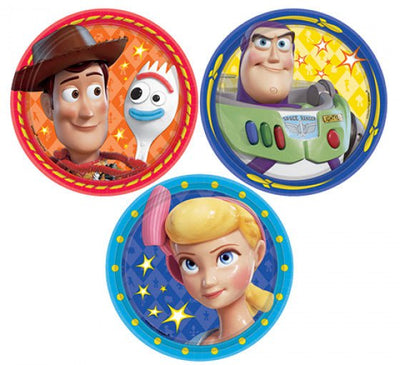 Toy Story 4 Lunch Cake Dessert Plates Round