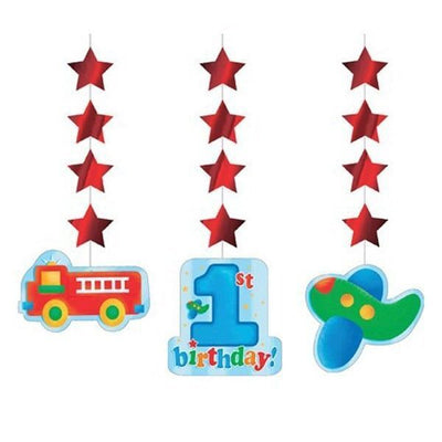 1st Birthday Party Supplies Fun At One Boy Decorating Party Pack