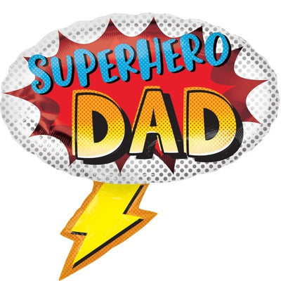 Fathers Day Superhero Dad Balloon Party Pack