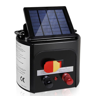 Giantz 5km Solar Electric Fence Charger Energiser - Payday Deals