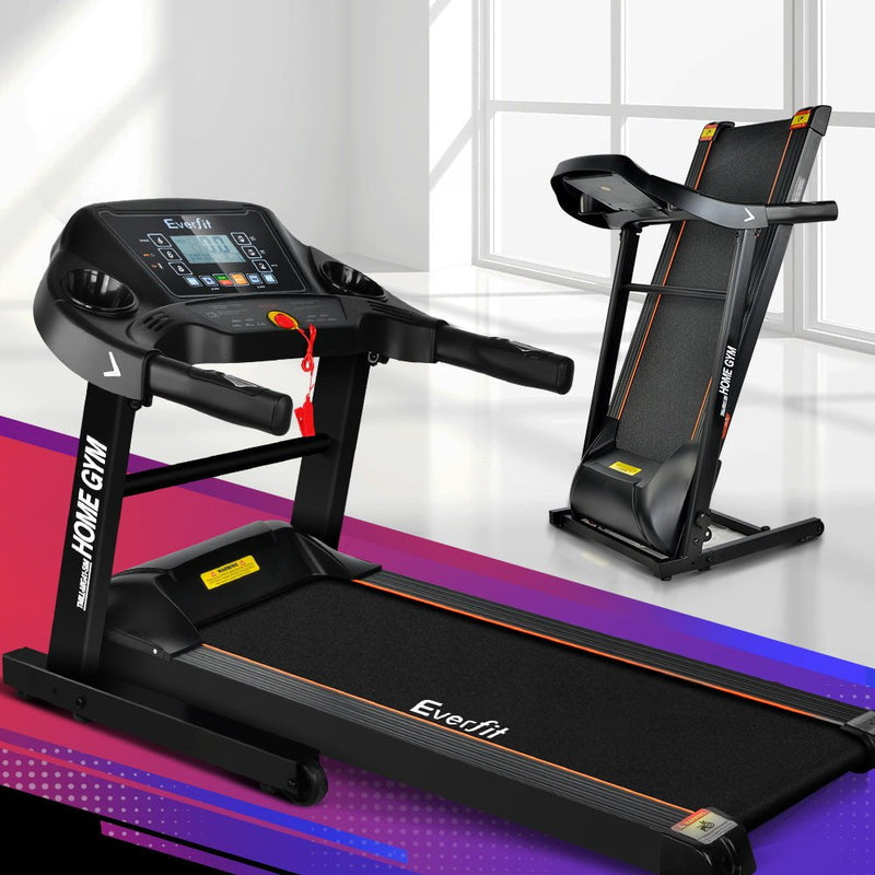 Everfit Electric Treadmill MIG41 40cm Running Home Gym Machine Fitness 12 Speed Level Foldable Design - Payday Deals