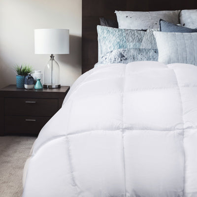 Royal Comfort 800GSM Silk Blend Quilt Duvet Ultra Warm Winter Weight  - Queen - White - Payday Deals