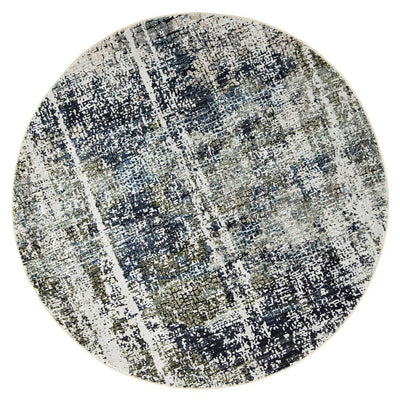 Roman Mosaic Distressed Modern Navy Rug 160x230 cm