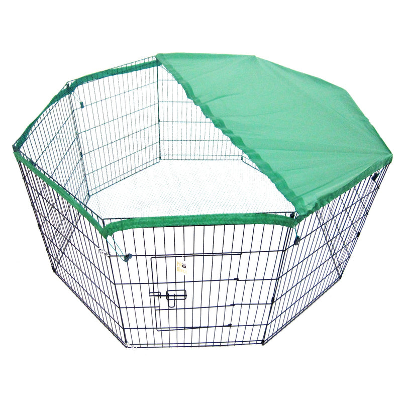 Paw Mate Green Net Cover for Pet Playpen 30in Dog Exercise Enclosure Fence Cage