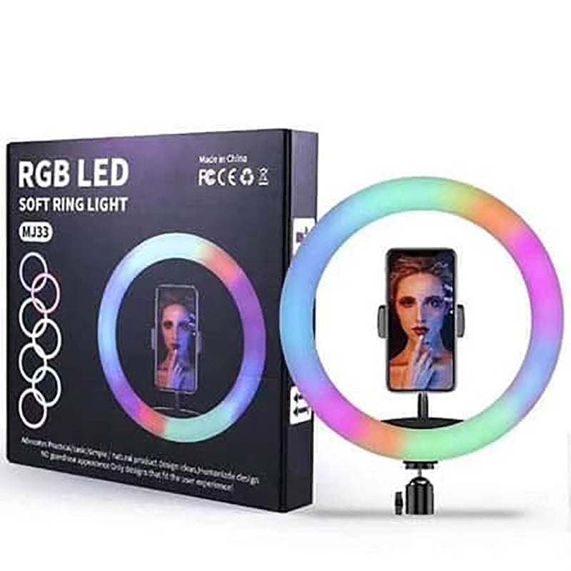 TEQ MJ33 RGB 12 inch LED Soft Ring Light - Payday Deals