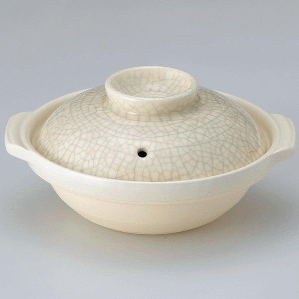Donabe Japanese Ginpo 24.5cm Clay Pot Ceramic Hot Pot Casserole 