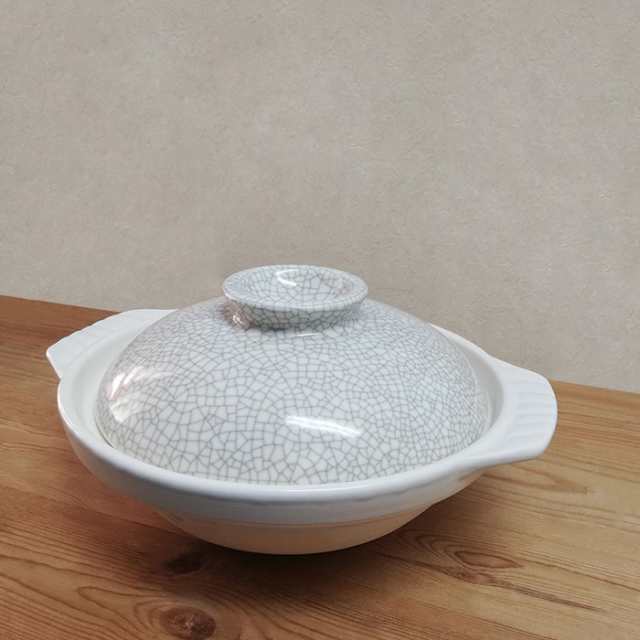 Donabe Japanese Ginpo 28cm Clay Pot Ceramic Hot Pot Casserole 