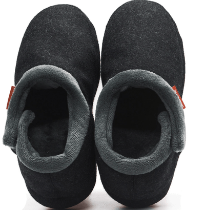 ARCHLINE Orthotic Slippers CLOSED Arch Scuffs Orthopedic Moccasins Shoes - Charcoal Marle - EUR 39