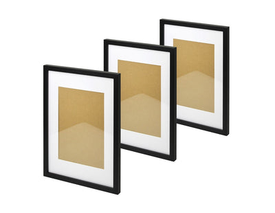Photo Frames Collage Black A3 Picture Frame Wall Set Home Decor 3PCS - Payday Deals
