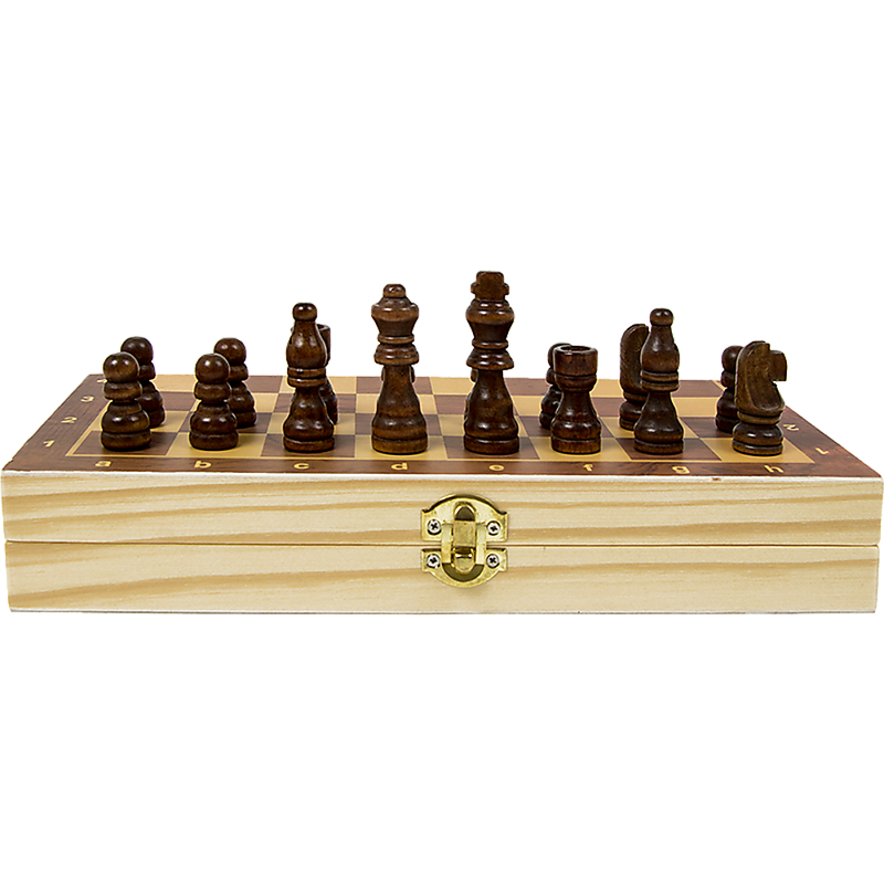 Chess Board Games Folding Large Chess Wooden Chessboard Set Wood Toy Gift