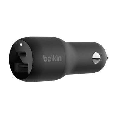 Belkin 37w Dual Car Charger - USB-C & USB-A PPS