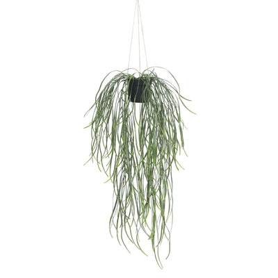 Artificial Hanging Potted Plant (Willow Leaf) 66cm UV Resistant - Payday Deals