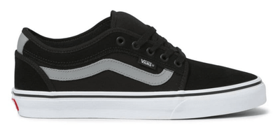 Vans Mens Chukka Low Side Stripe Casual Canvas Shoes Sneakers- Black/Gray/White