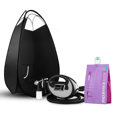 Abla. Spray Tan Machine Tanning Kit Tent Booth Spray Gun System 1L Solution