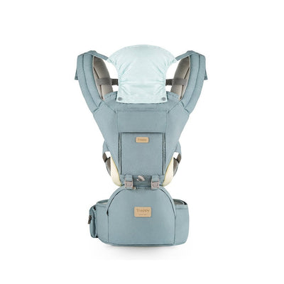 Adjustable Ergonomic Infant Baby Carrier With Hip Seat Stool Wrap Sling Backpack Lake Blue Payday Deals