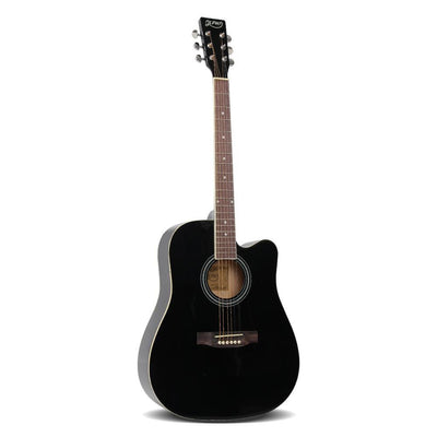 41 Inch 5 Band Acoustic Guitar Full Size - Black