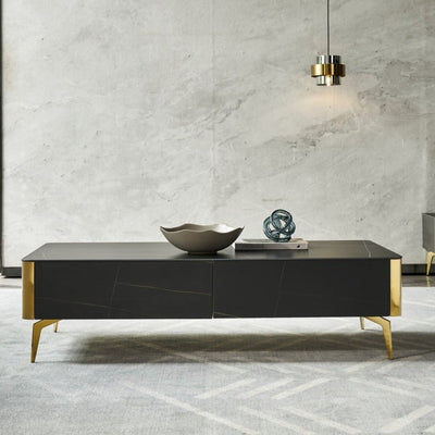 Amir Mordern Cultured Marble Top Minimalistic/ Coffee Table/ Tea Table Payday Deals