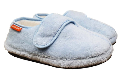 ARCHLINE Orthotic Plus Slippers Closed Scuffs Pain Relief Moccasins - Baby Blue Payday Deals