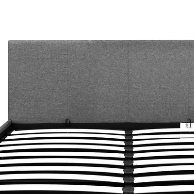 Artiss Double Size Fabric and Wood Bed Frame Headborad - Grey