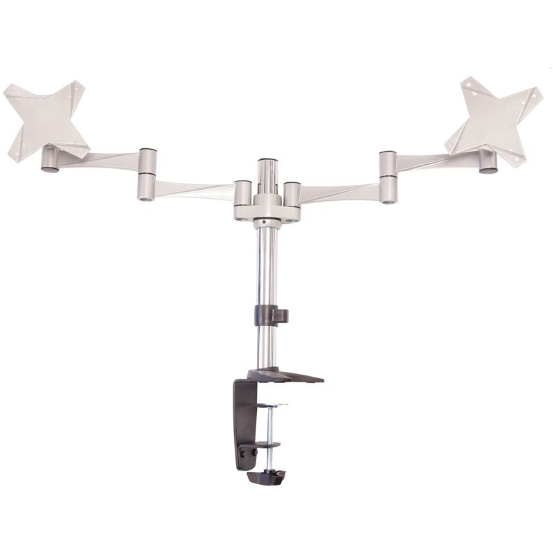 Astrotek Dual Monitor Arm Desk Mount Stand 43cm for 2 LCD Displays 21.5" 22" 23.6" 24" 27" 8kg 30 Payday Deals