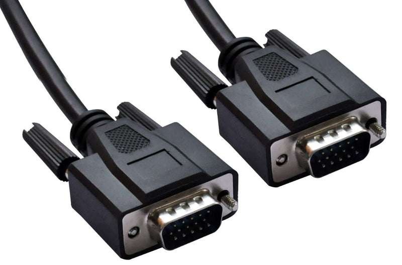 ASTROTEK VGA Cable 10m - 15 pins Male to 15 pins Male for Monitor PC Molded Type Black CB8W-RC-3050F-10 Payday Deals