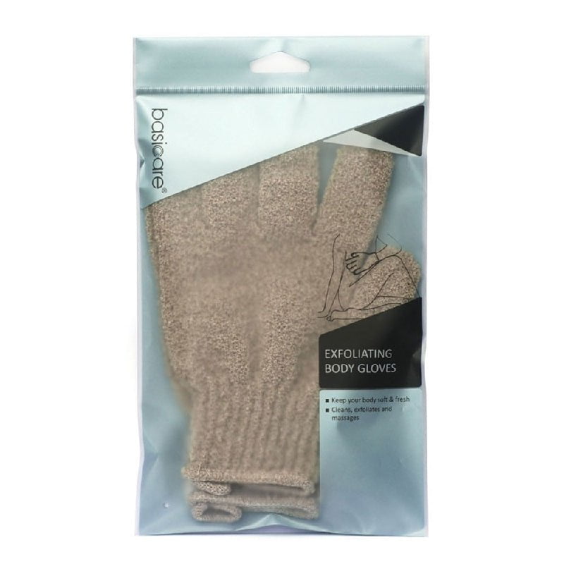 Basic Care Exfoliating Body Gloves Brown Payday Deals