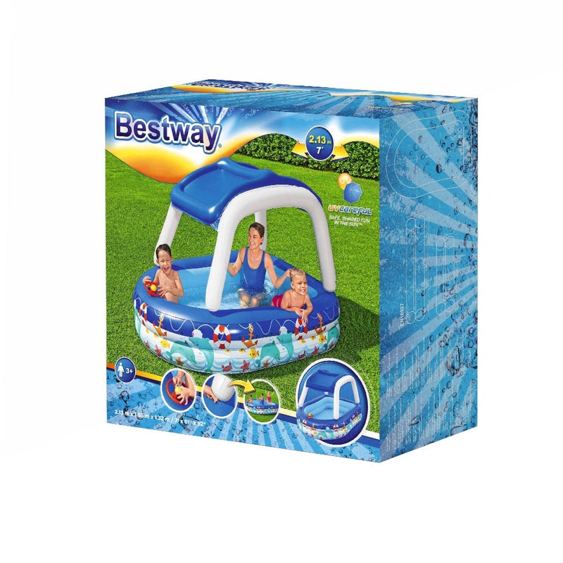 Bestway Kids Play Pools Above Ground Inflatable Swimming Pool Canopy Sunshade Payday Deals