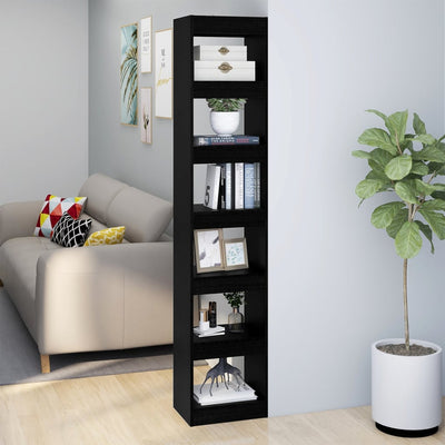 Book Cabinet/Room Divider Black 40x30x198 cm Payday Deals