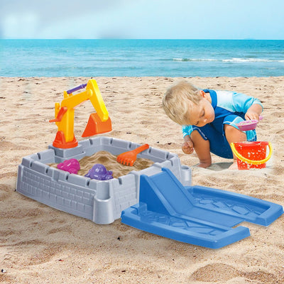 Bopeep Kids Beach Toys Sandpit Outdoor Sand Game Water Table Pretend Play Toy Payday Deals