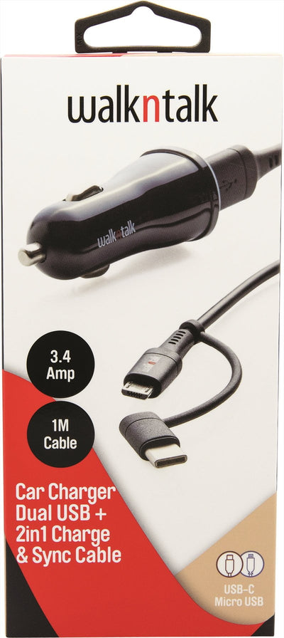 Car Charger 2in1